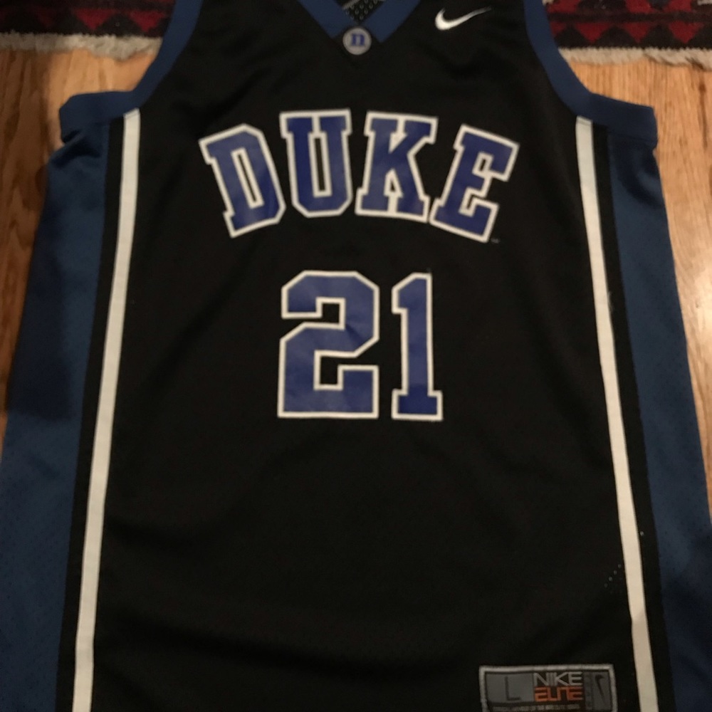Duke Blue Devils #21 swingman jersey size Lg